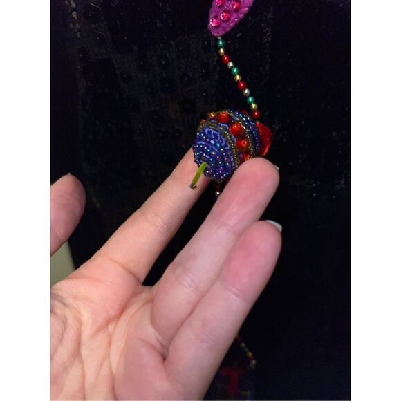 Women’s Holiday 3D buttons Christmas Sweater LARGE - Picture 3 of 12